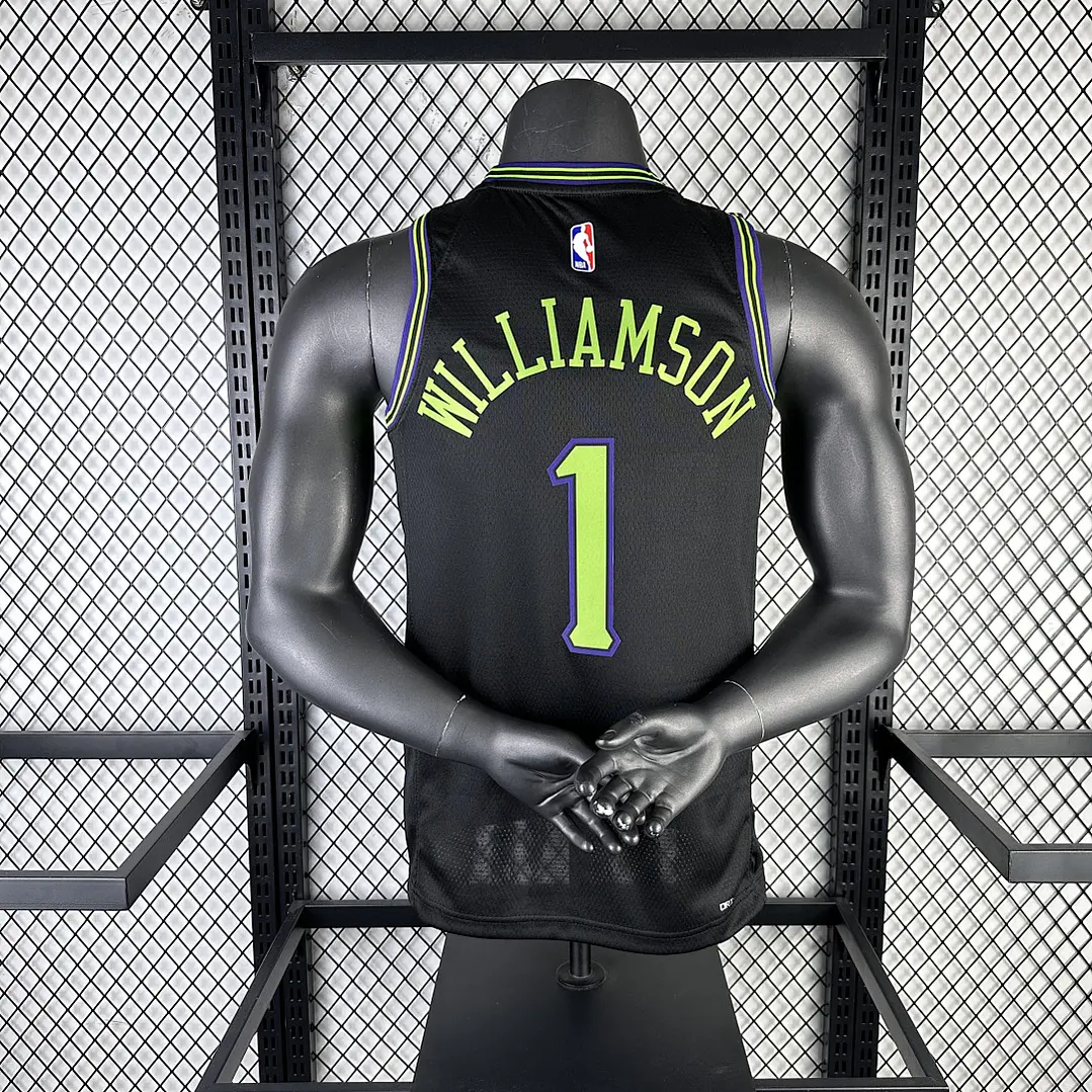 Camisa NBA New Orleans Pelicans Edição Cidade - Williams Nº1 3