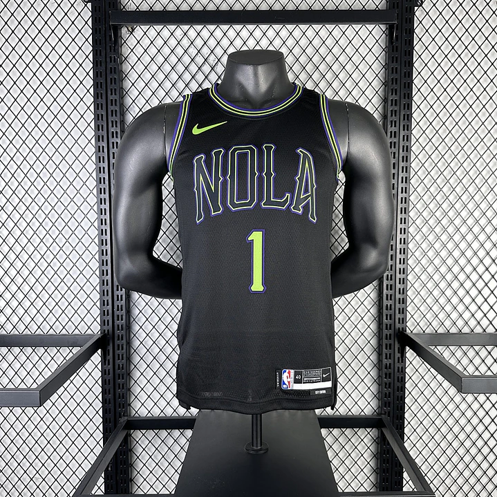 Camisa NBA New Orleans Pelicans Edição Cidade - Williams Nº1 4
