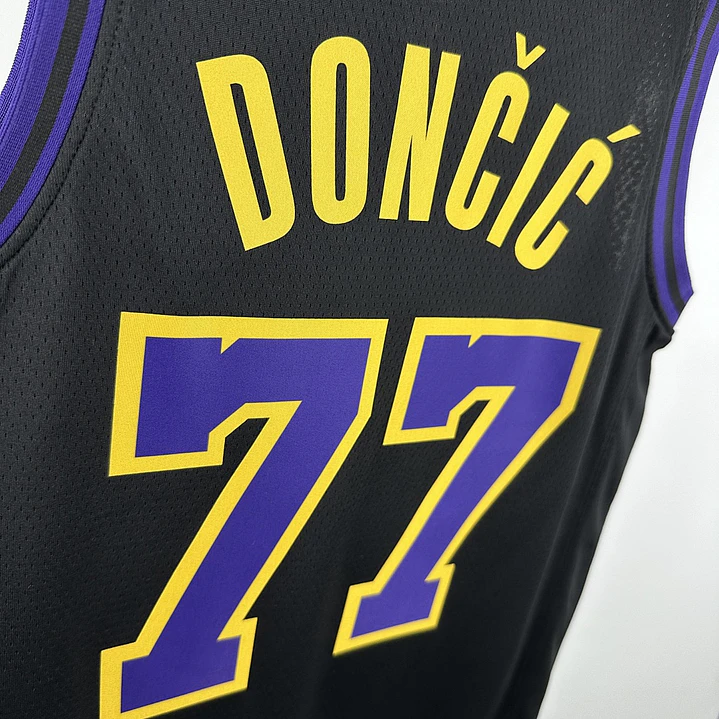 Camisa NBA Los Angeles Lakers Edição Cidade - Doncic Nº77 4