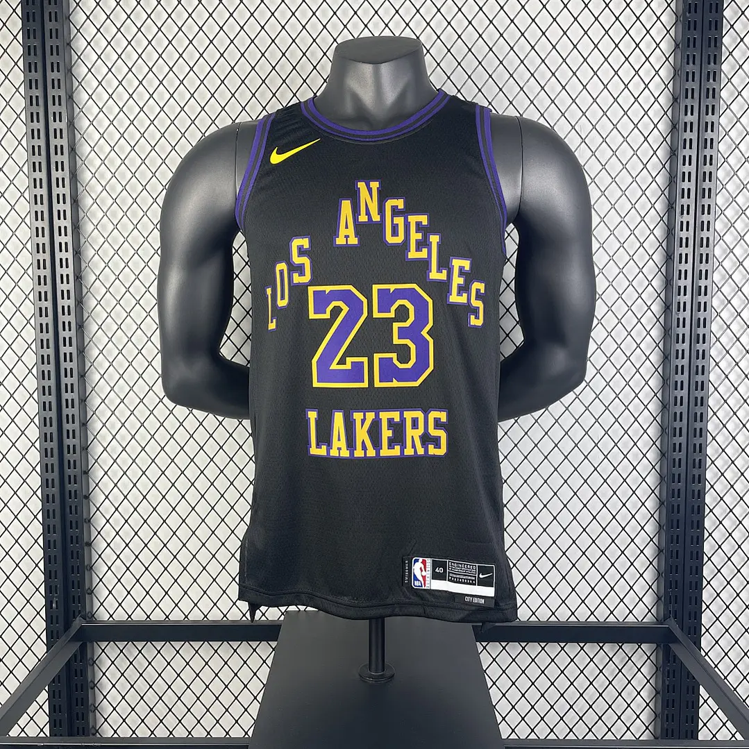 Camisa NBA Los Angeles Lakers Edição Cidade - LeBron James Nº23 4