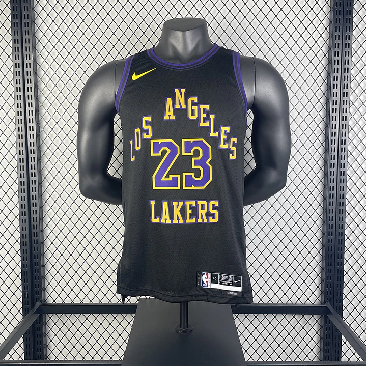 Camisa NBA Los Angeles Lakers Edição Cidade - LeBron James Nº23 4
