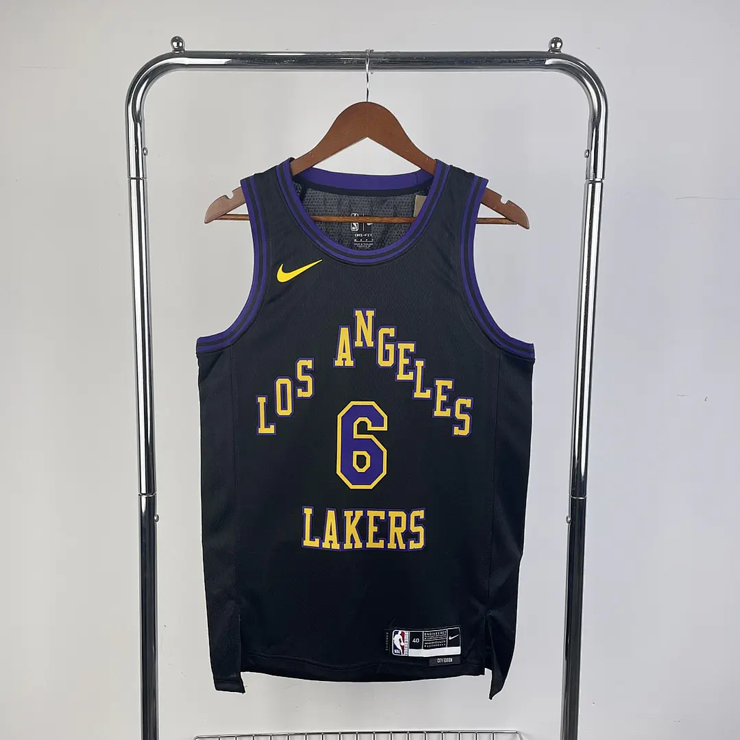 Camisa NBA Los Angeles Lakers Edição Cidade - LeBron James Nº6 1