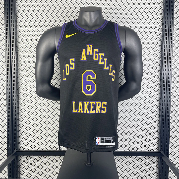 Camisa NBA Los Angeles Lakers Edição Cidade - LeBron James Nº6 3