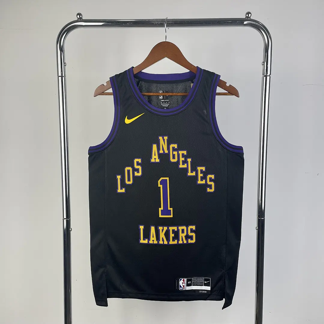 Camisa NBA Los Angeles Lakers Edição Cidade - Russell Nº1 1