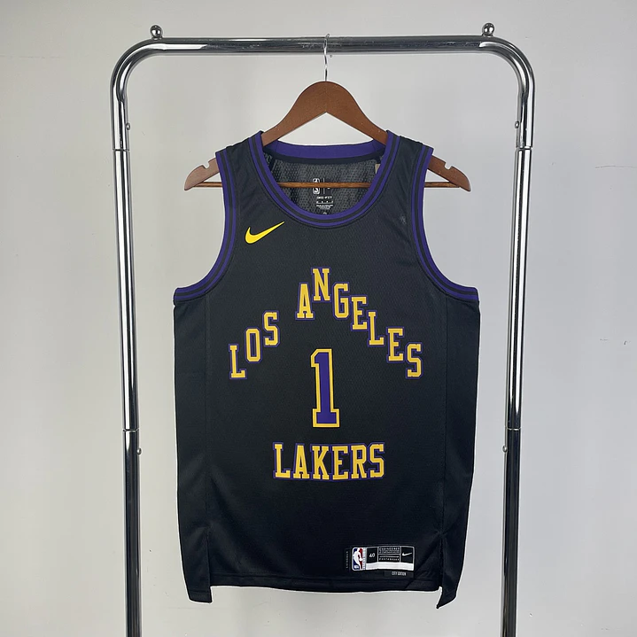 Camisa NBA Los Angeles Lakers Edição Cidade - Russell Nº1 1