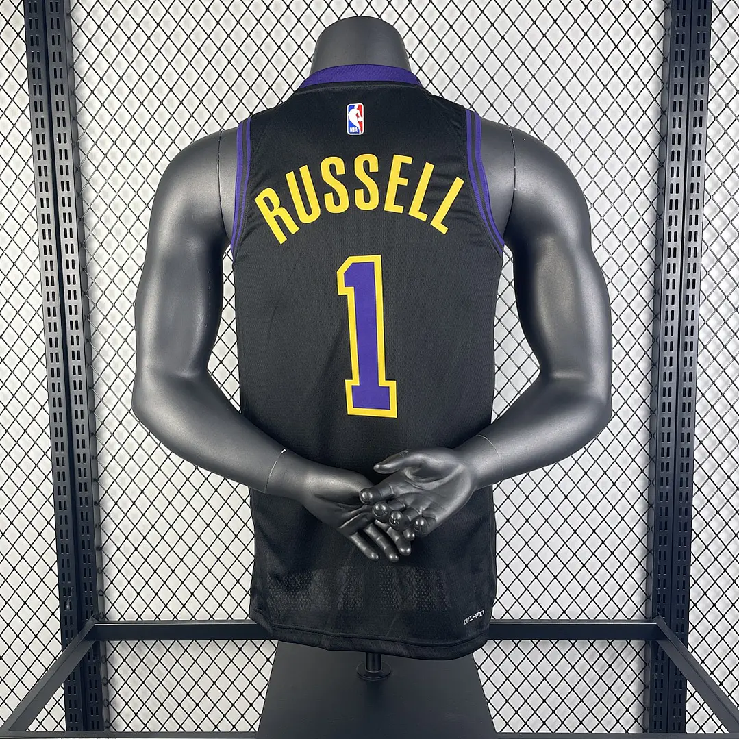 Camisa NBA Los Angeles Lakers Edição Cidade - Russell Nº1 2