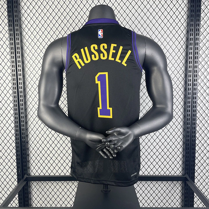 Camisa NBA Los Angeles Lakers Edição Cidade - Russell Nº1 2