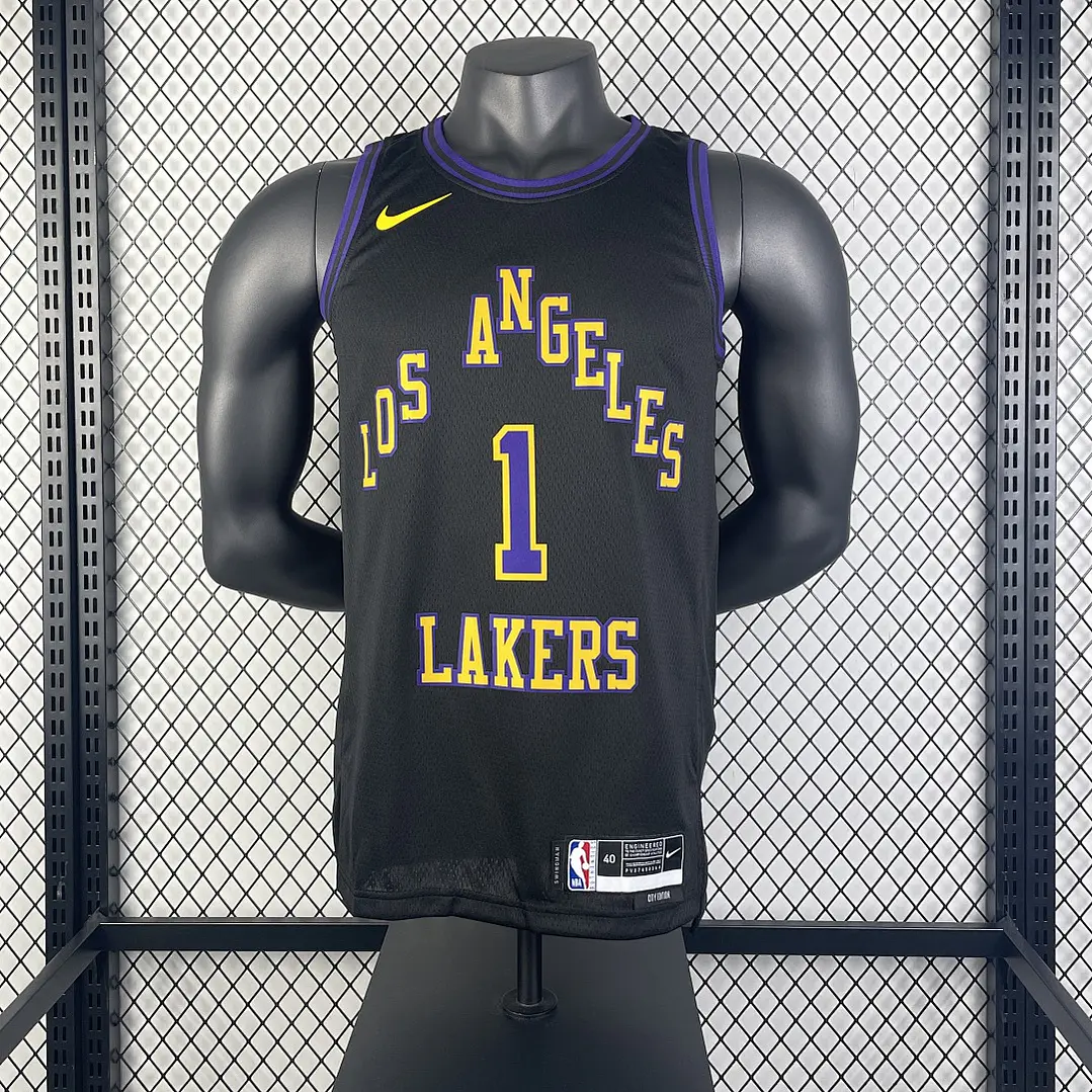 Camisa NBA Los Angeles Lakers Edição Cidade - Russell Nº1 3