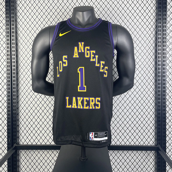 Camisa NBA Los Angeles Lakers Edição Cidade - Russell Nº1 3