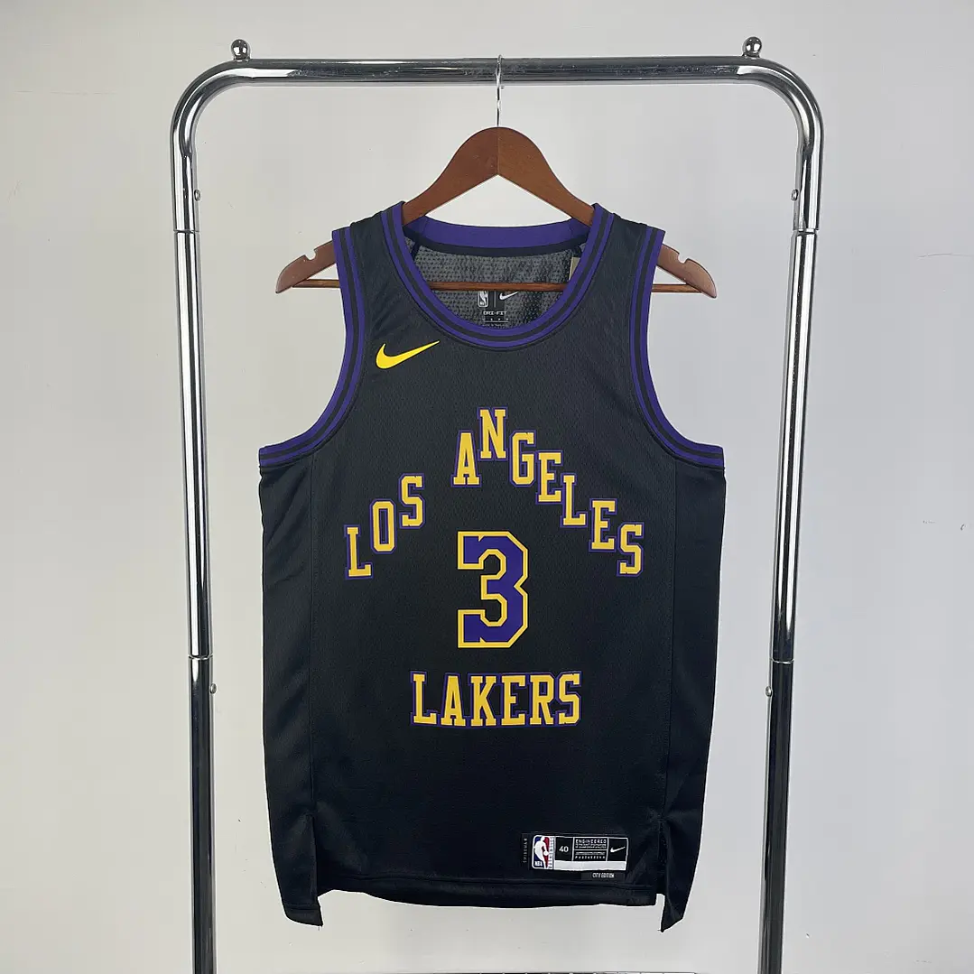 Camisa NBA Los Angeles Lakers Edição Cidade - Davis Nº3 1