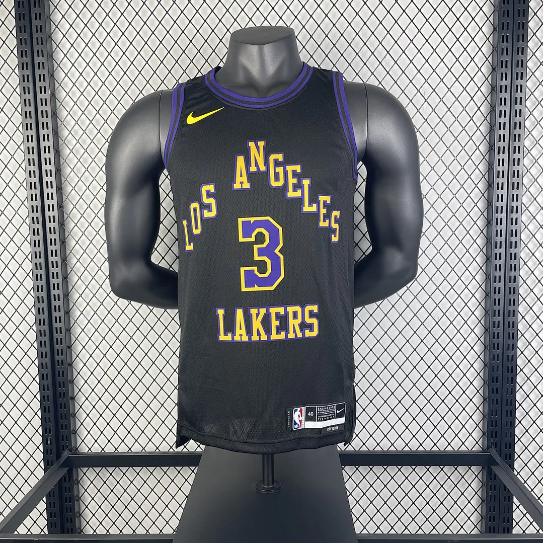 Camisa NBA Los Angeles Lakers Edição Cidade - Davis Nº3 3