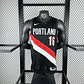 Camisa NBA Portland Trail Blazers Fora Preta - Lillard Nº0 - Thumbnail 2