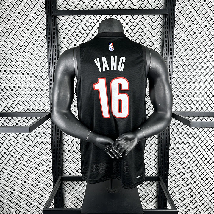 Camisa NBA Portland Trail Blazers Fora Preta - Lillard Nº0 3