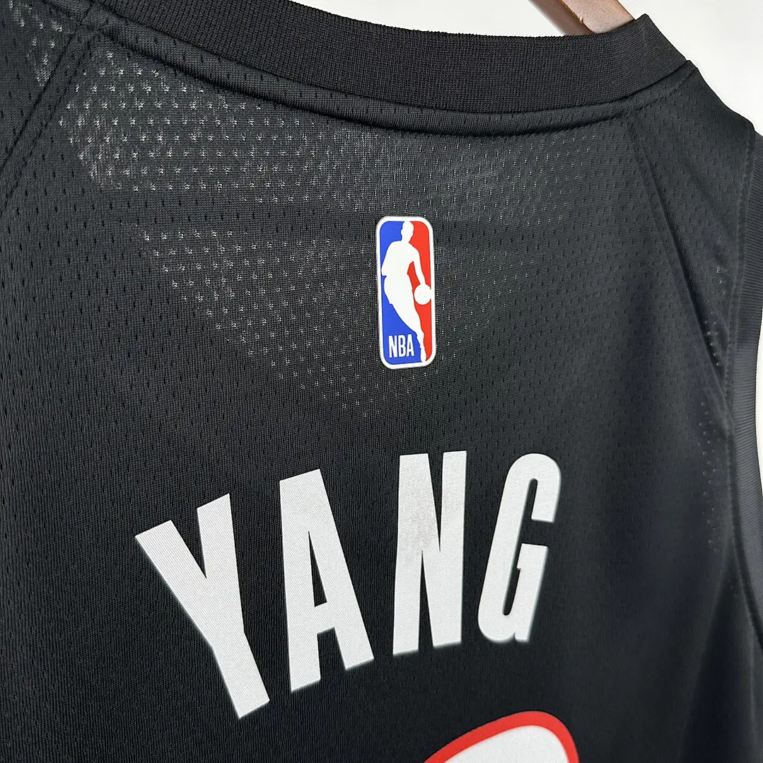 Camisa NBA Portland Trail Blazers Fora Preta - Lillard Nº0 5
