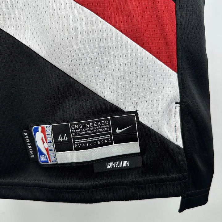 Camisa NBA Portland Trail Blazers Fora Preta - Lillard Nº0 6