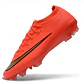 Chuteira Nike Air Zoom Mercurial Vapor 17 Elite FG - Vermelho e Dourado - thumbnail 3