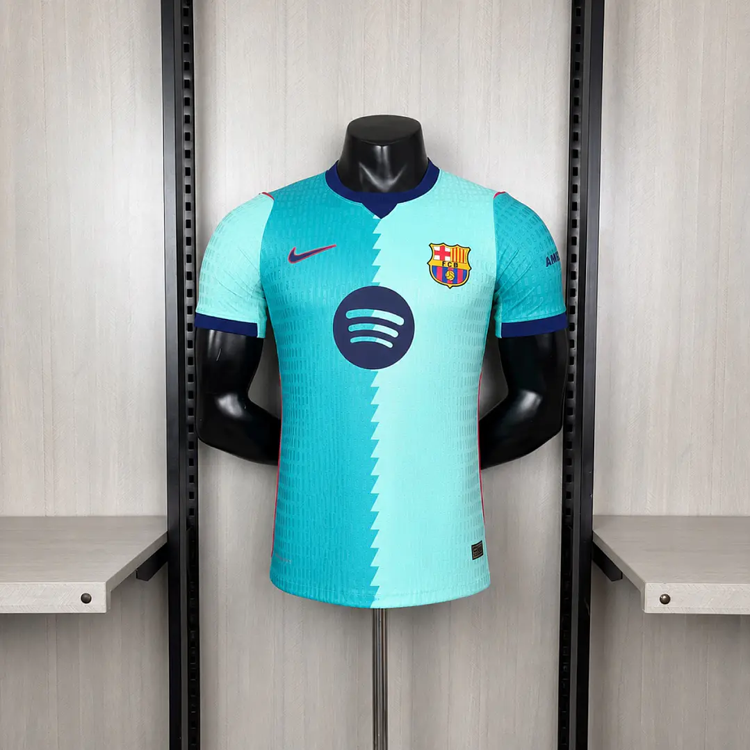 Camiseta FC Barcelona 26/27 Tercera Equipación Versión Jugador - Verde Agua 1