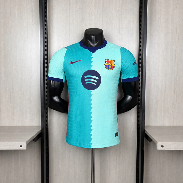 Camiseta FC Barcelona 26/27 Tercera Equipación Versión Jugador - Verde Agua 1