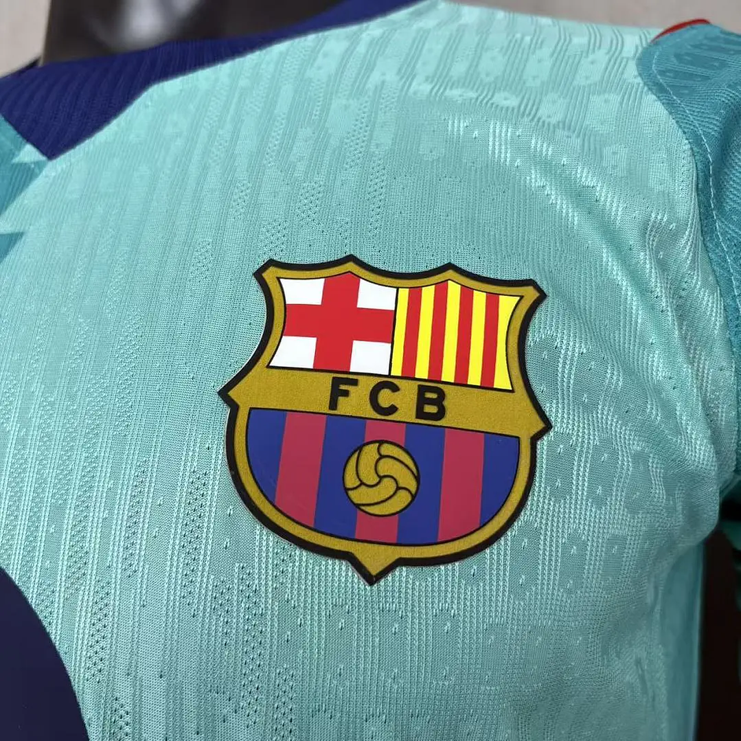 Camiseta FC Barcelona 26/27 Tercera Equipación Versión Jugador - Verde Agua 3
