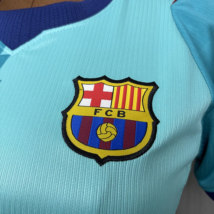 Camiseta FC Barcelona 26/27 Tercera Equipación Mujer - Verde Agua 3