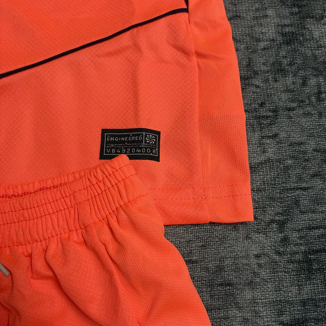 Conjunto Infantil FC Barcelona 25/26 Tercera Equipación - Naranja 4