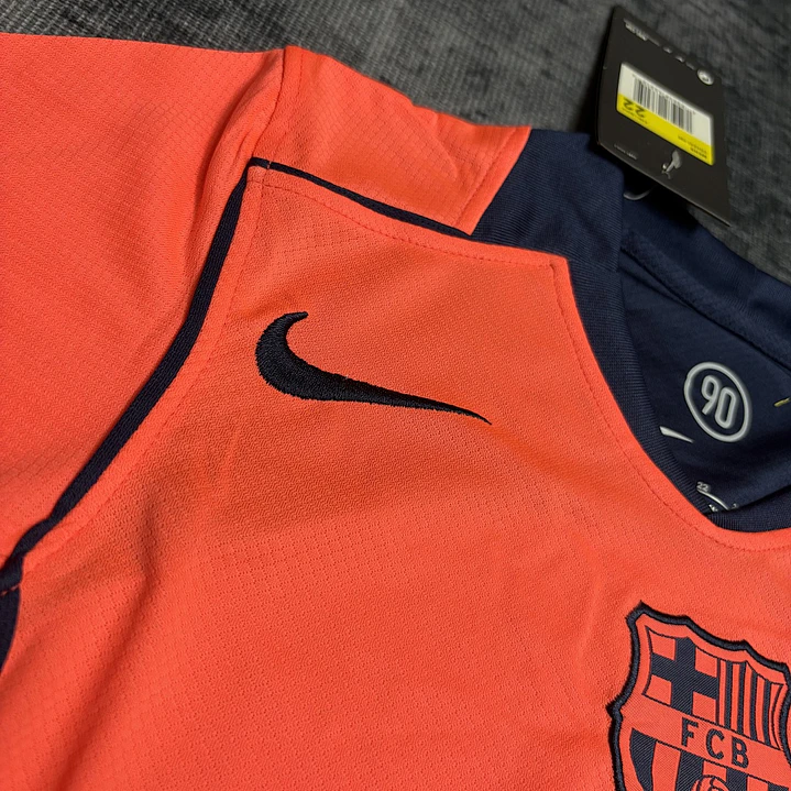 Conjunto Infantil FC Barcelona 25/26 Tercera Equipación - Naranja 5