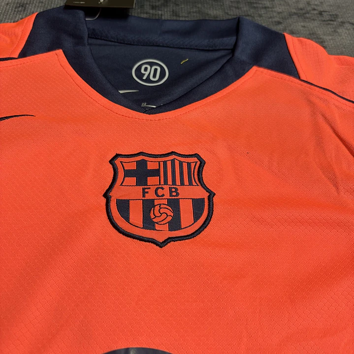 Conjunto Infantil FC Barcelona 25/26 Tercera Equipación - Naranja 6