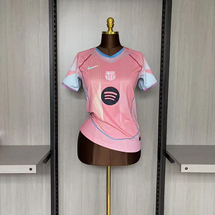 Camiseta FC Barcelona 25/26 Mujer - Rosa Edición Especial