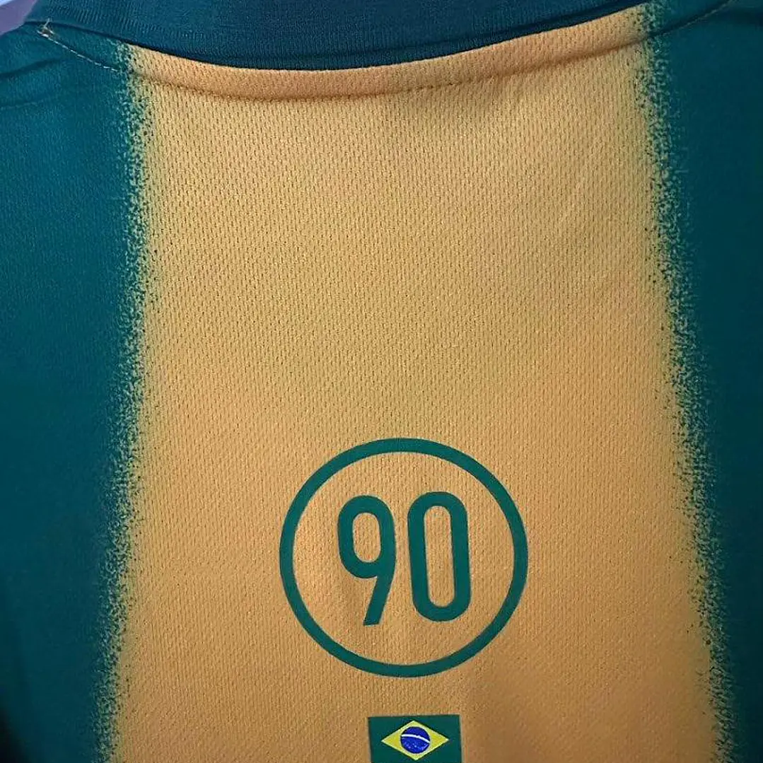 CAMISA SELEÇÃO BRASILEIRA 26/27 - Travis Scott x Brasil - Versão Jogador - Amarela 5