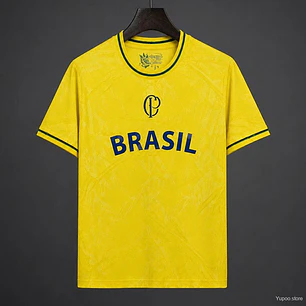 CAMISA SELEÇÃO BRASILEIRA 26/27 - Brasil x Corinthians - Versão Jogador - Amarela