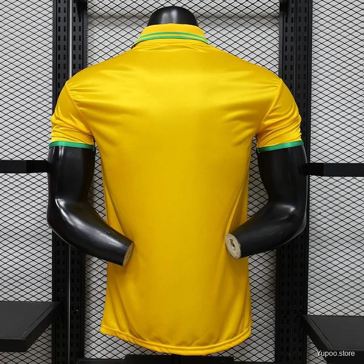 CAMISA SELEÇÃO BRASILEIRA 26/27 - Jordan Brand - Versão Jogador - Amarela 3