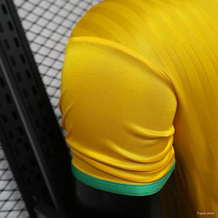CAMISA SELEÇÃO BRASILEIRA 26/27 - Jordan Brand - Versão Jogador - Amarela 4