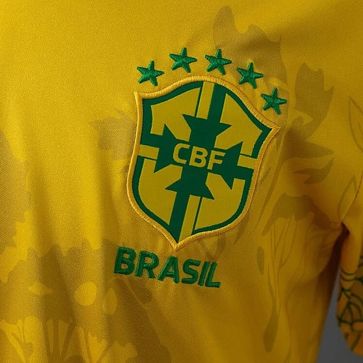 CAMISA SELEÇÃO BRASILEIRA 26/27 - Edição Floral - Versão Jogador 4