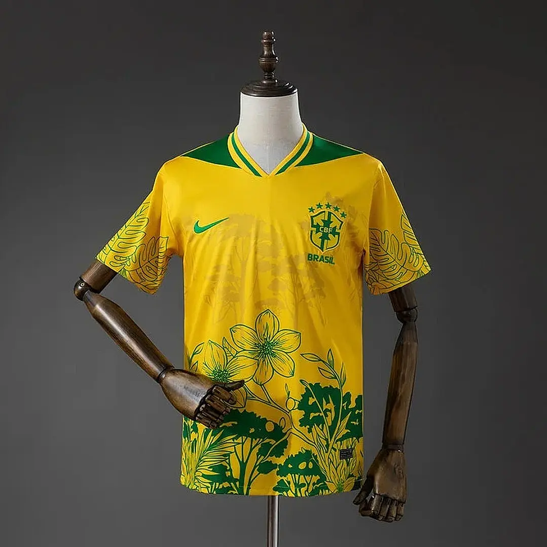 CAMISA SELEÇÃO BRASILEIRA 26/27 - Edição Floral - Versão Jogador 1