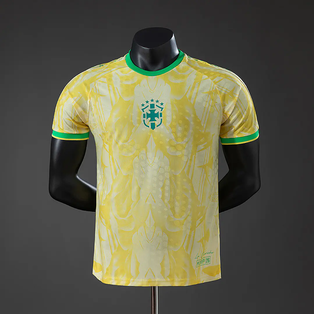 CAMISA SELEÇÃO BRASILEIRA 26/27 - Edição Especial - Versão Jogador - Amarela 2