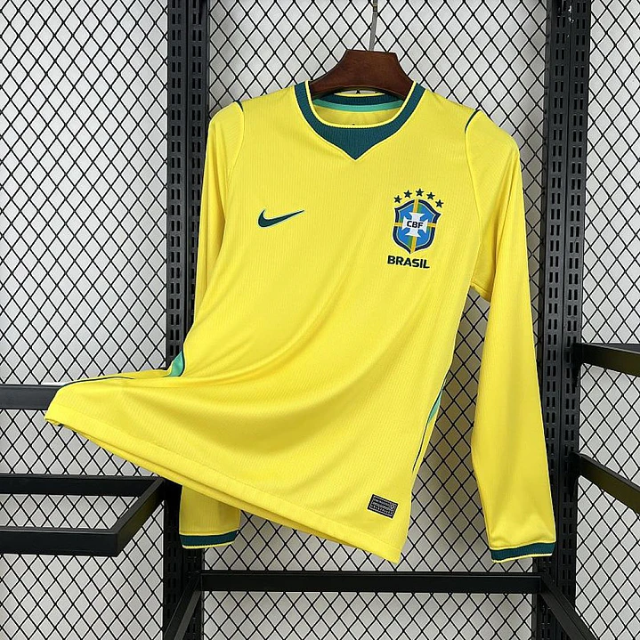 CAMISA SELEÇÃO BRASILEIRA 26/27 - Manga Longa - Versão Jogador 1