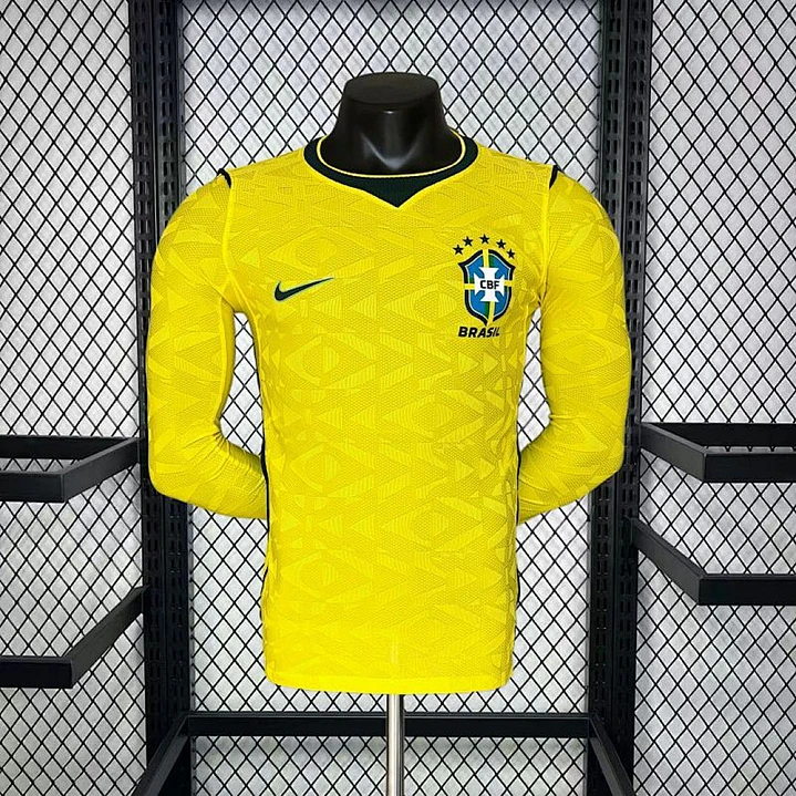 CAMISA SELEÇÃO BRASILEIRA 26/27 - Manga Longa - Versão Jogador 1