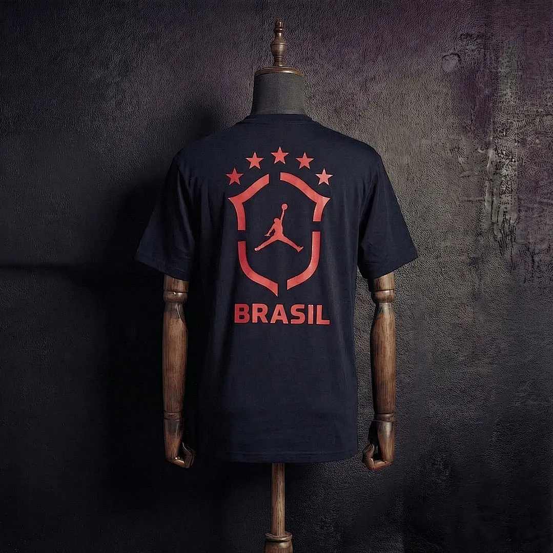 CAMISA SELEÇÃO BRASILEIRA 26/27 - Torcedor - Preta 2