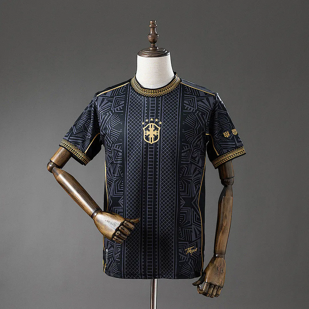 CAMISA SELEÇÃO BRASILEIRA 26/27 - Edição Especial - Versão Jogador - Preta 1