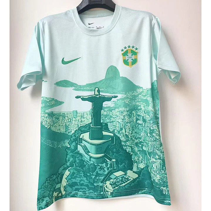 CAMISA SELEÇÃO BRASILEIRA 25/26 - Torcedor - Verde e Branco 1