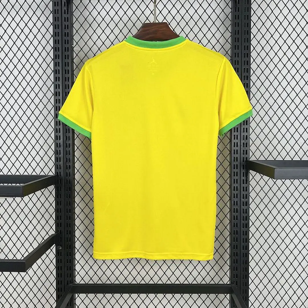 CAMISA SELEÇÃO BRASILEIRA 25/26 - Jordan Brand - Versão Jogador - Amarela 2
