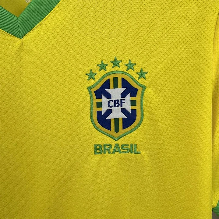 CAMISA SELEÇÃO BRASILEIRA 25/26 - Jordan Brand - Versão Jogador - Amarela 5