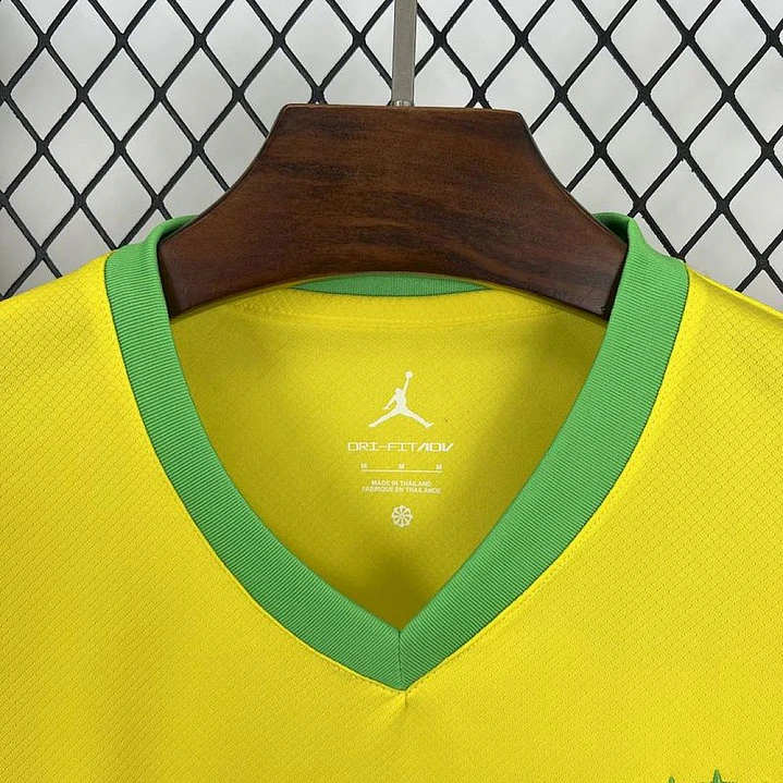 CAMISA SELEÇÃO BRASILEIRA 25/26 - Jordan Brand - Versão Jogador - Amarela 7