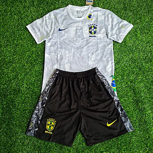 CONJUNTO SELEÇÃO BRASILEIRA 25/26 - Cristo Redentor - Conjunto - Branca