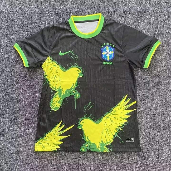 CAMISA SELEÇÃO BRASILEIRA 25/26 - Edição Águias - Versão Jogador - Preta 1