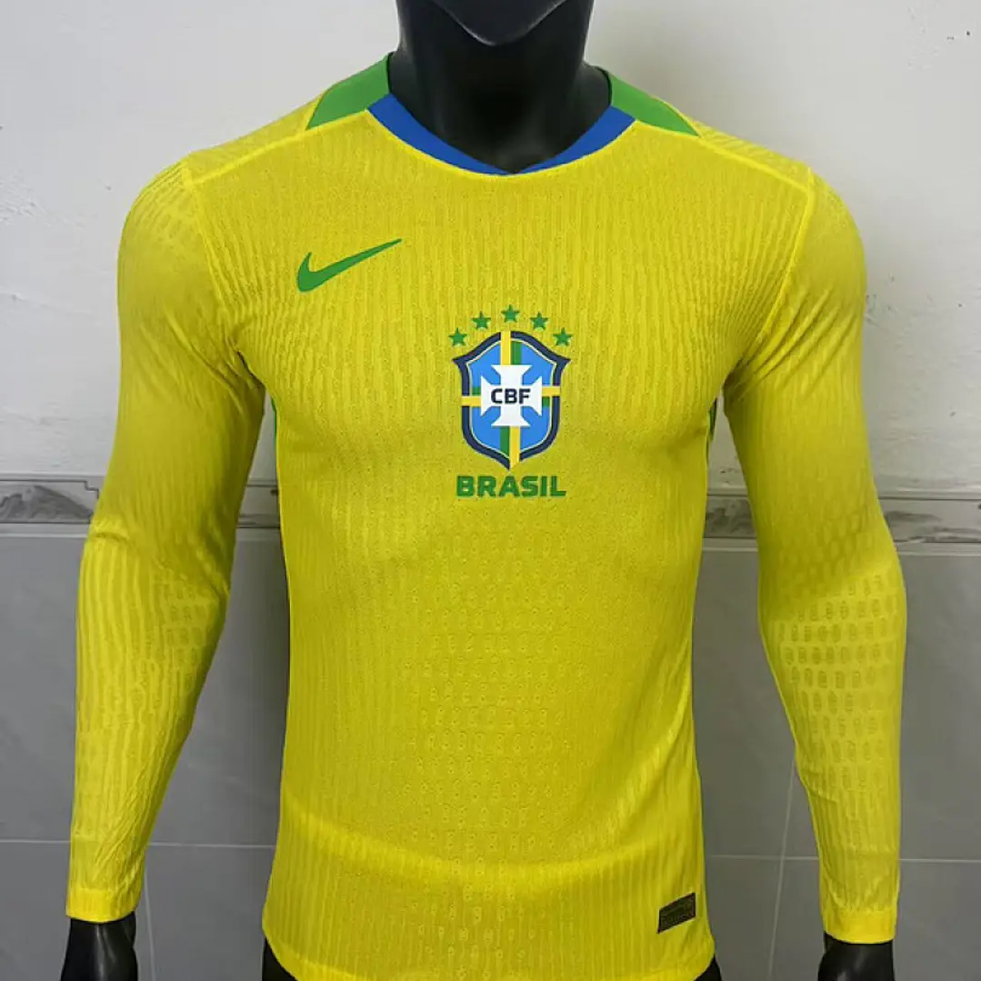 CAMISA SELEÇÃO BRASILEIRA 25/26 - Manga Longa - Versão Jogador 1