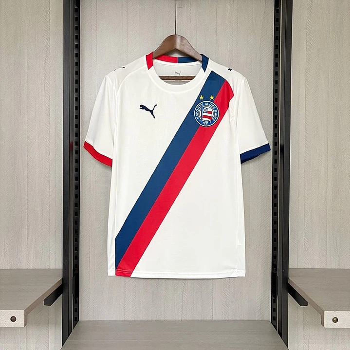 CAMISA BAHIA 26/27 CASA - Branca Tricolor 1