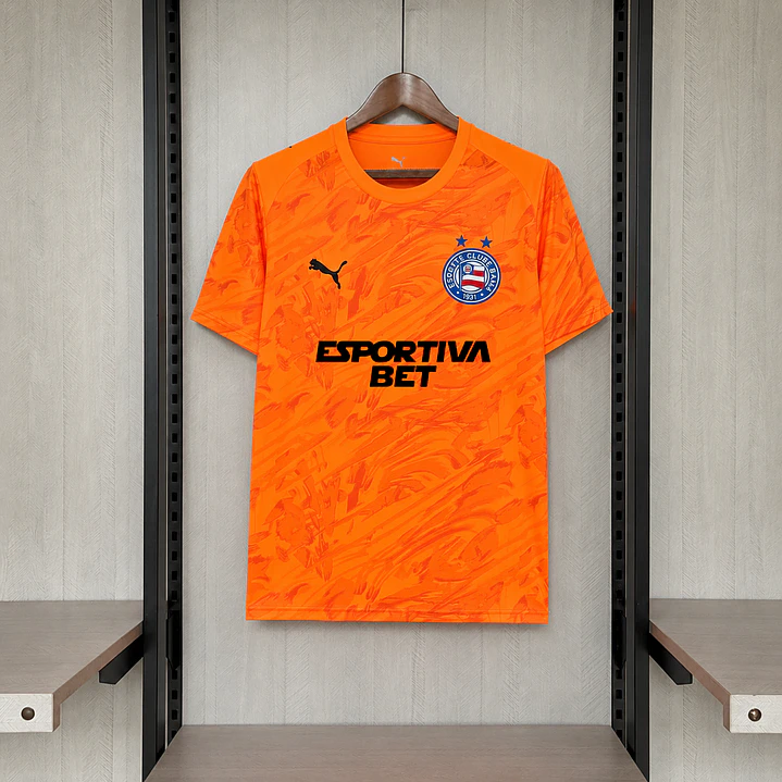 CAMISA BAHIA 26/27 GOLEIRO - Laranja Todos os Patrocínios 3