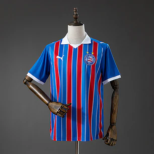 CAMISA BAHIA 26/27 FORA - Azul e Vermelha Listrada