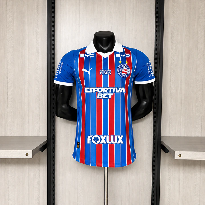 CAMISA BAHIA 26/27 FORA - Versão Jogador Slim Fit - Todos os Patrocínios 1